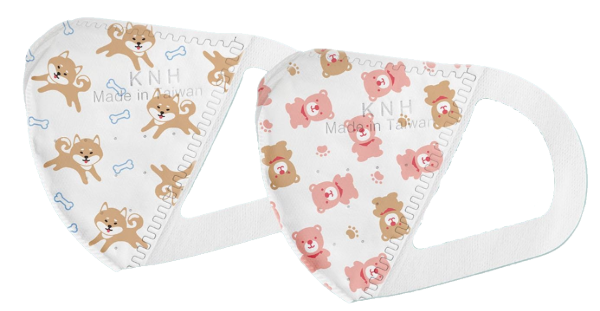 KID 3D FACE MASK FOR AGE 2-3 (PACK OF 20)