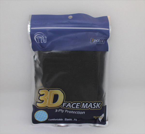 Adult 3D Face Mask(Pack of 7)