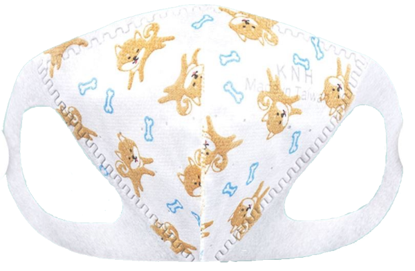 KID 3D FACE MASK FOR AGE 2-3 (PACK OF 20)
