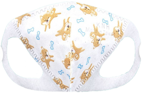 KID 3D FACE MASK FOR AGE 2-3 (PACK OF 20)