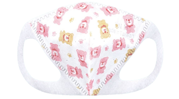 KID 3D FACE MASK FOR AGE 2-3 (PACK OF 20)